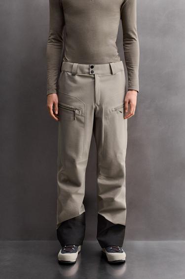 RECCO® WATERPROOF SHELL SKI TROUSERS - Sand by Zara
