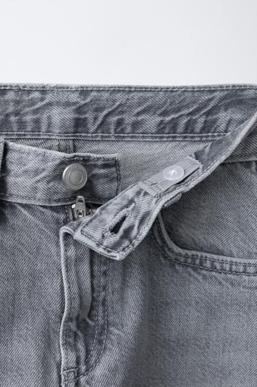 RIPPED BARREL JEANS - Grey by Zara - Image 2