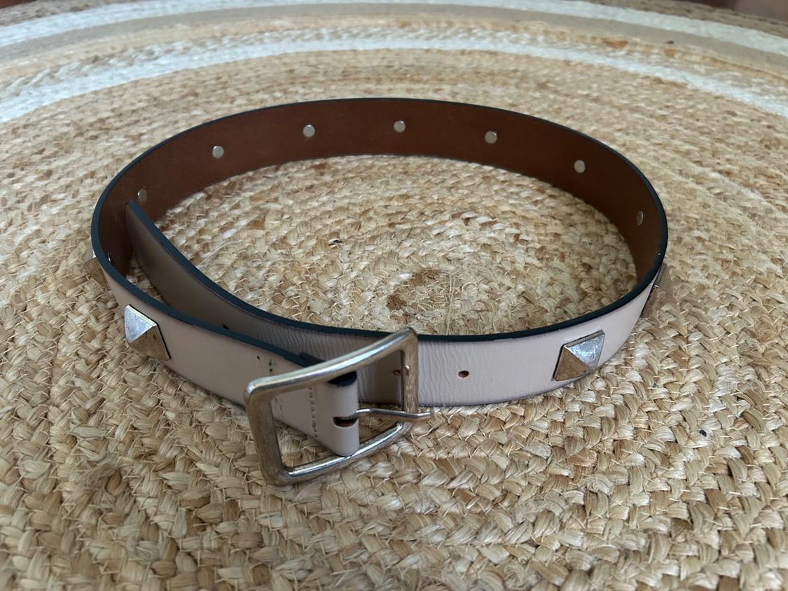 DISTRESSED EFFECT LEATHER BELT - Image 4