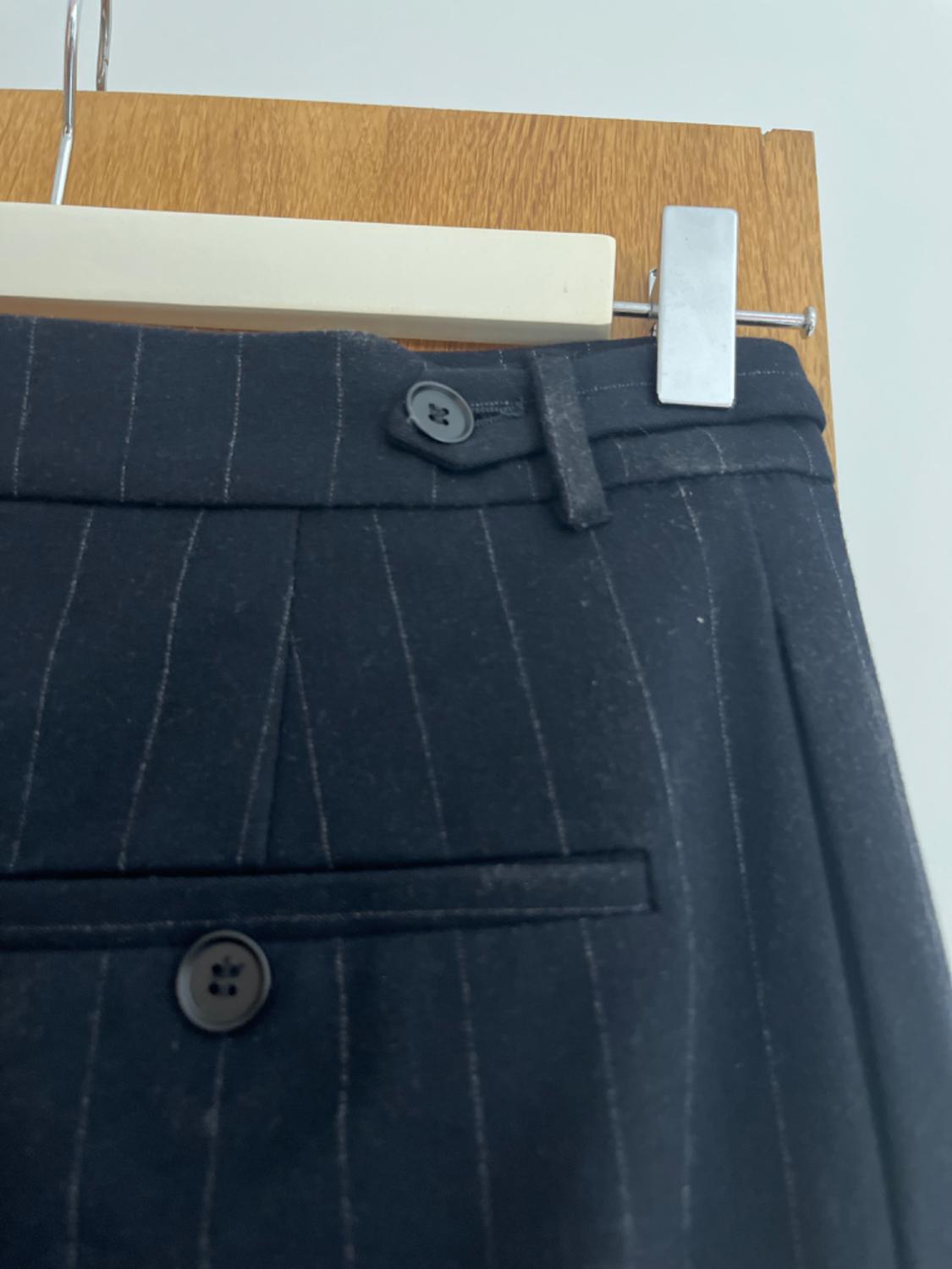 PINSTRIPED FLANNEL TROUSERS - Image 6