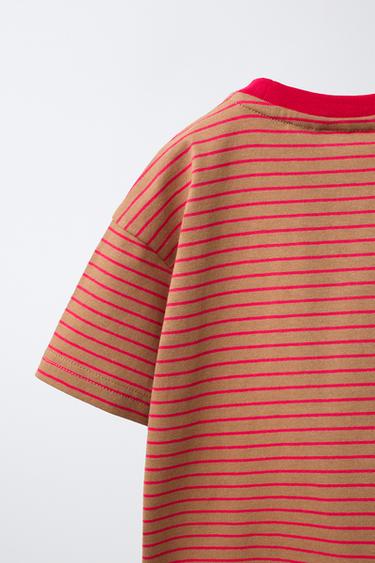 PUKAS SURF STRIPED T-SHIRT - Brick by Zara - Image 3