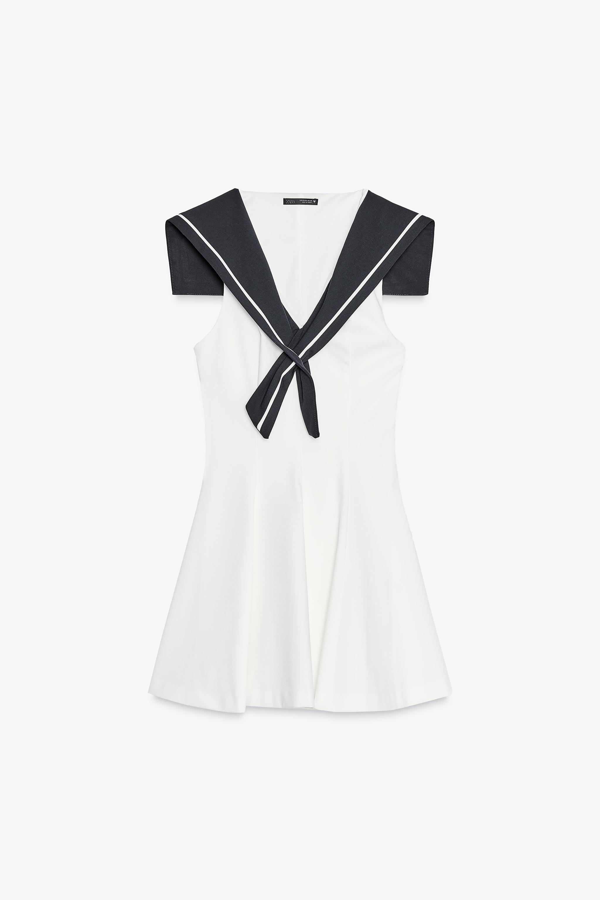 ZARA ワンピース 4661/392 DRESS - Oyster-white | ZARA United States