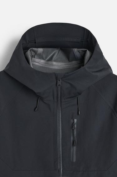 WATER-REPELLENT WINDBREAKER - Dark navy by Zara - Image 7