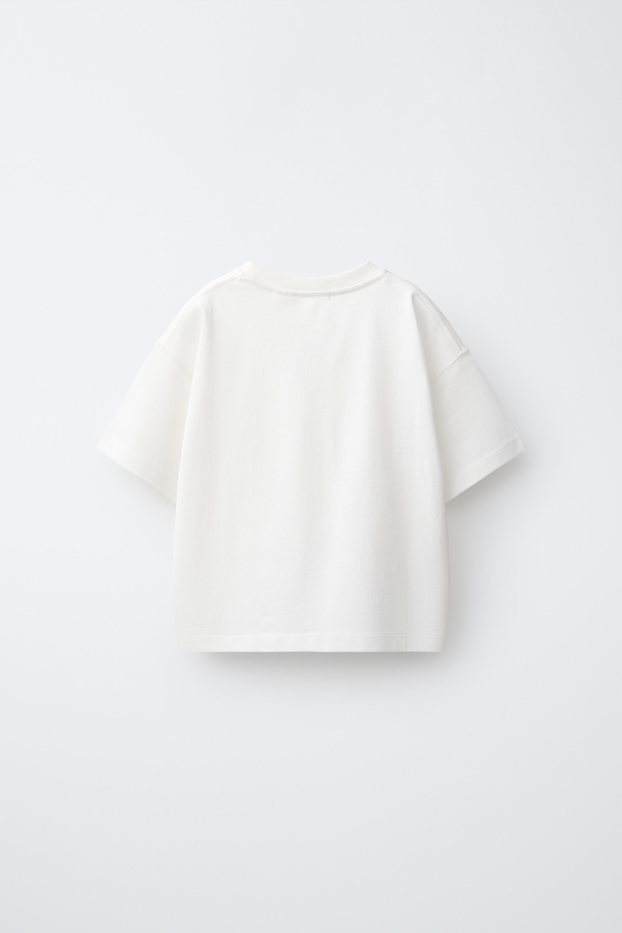 ANIMAL TAG T-SHIRT — Oyster-white
