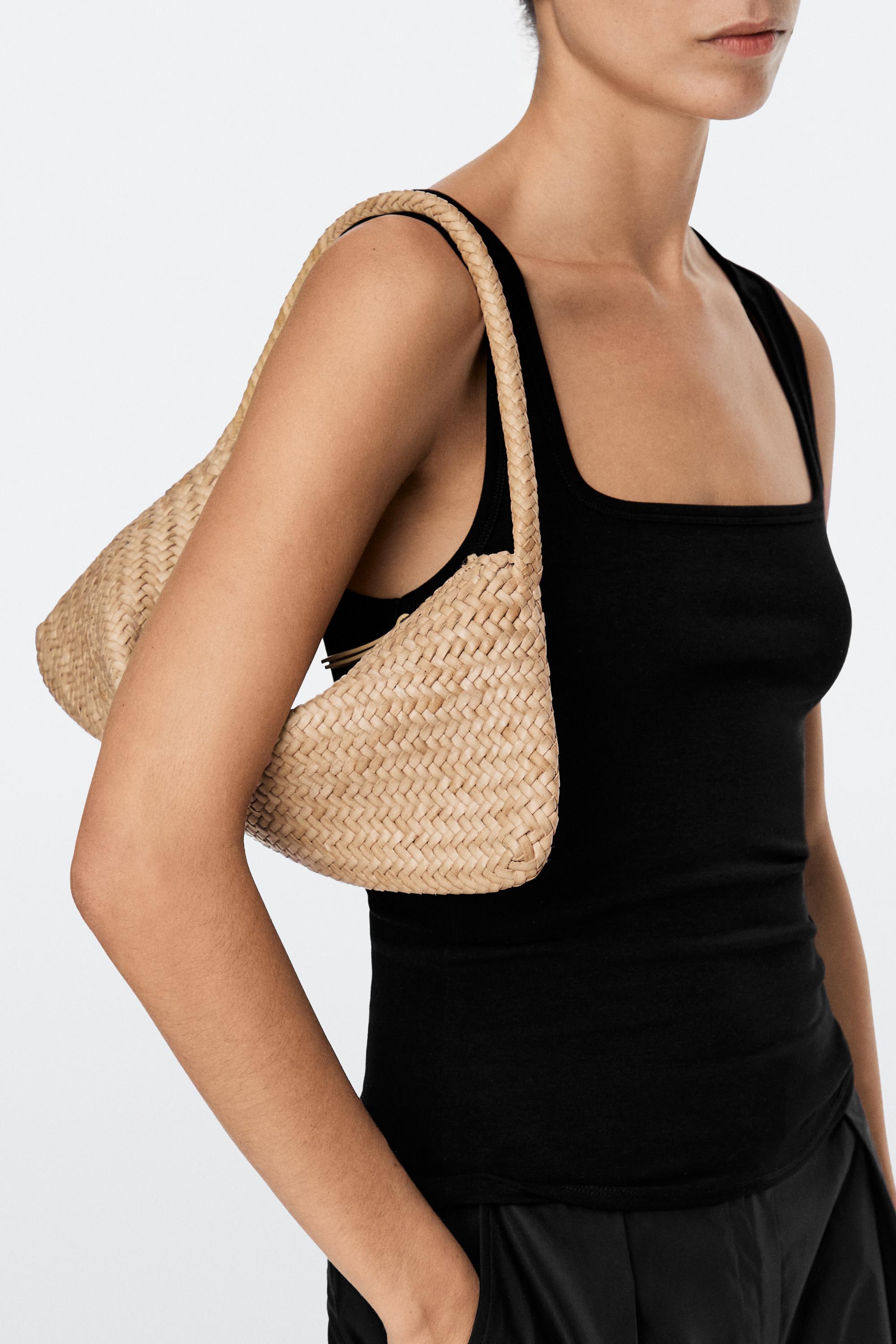 Sac tressé cuir nappa