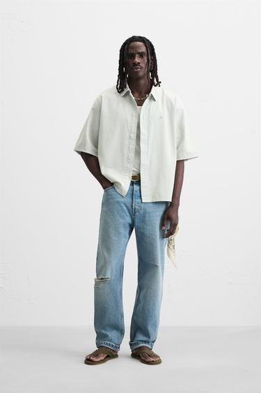 CAMISA RELAXED FIT RAYAS - Rayas de Zara - Imagen 0