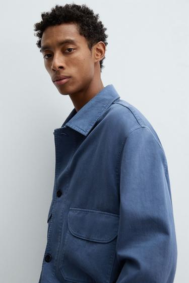 WASHED POCKET JACKET - Bluish by Zara - Image 5