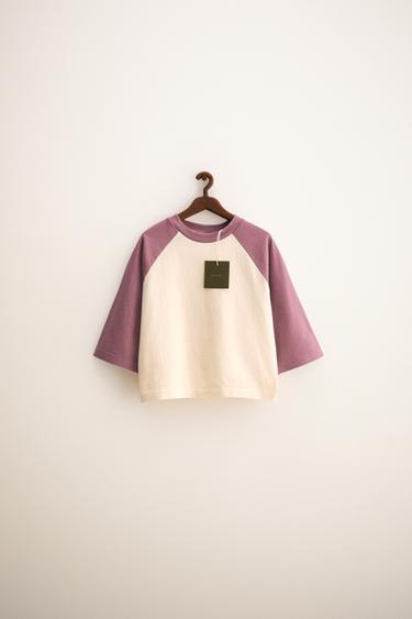 ZARA TIMELESS - RAGLAN SLEEVE T-SHIRT - Lilac by Zara