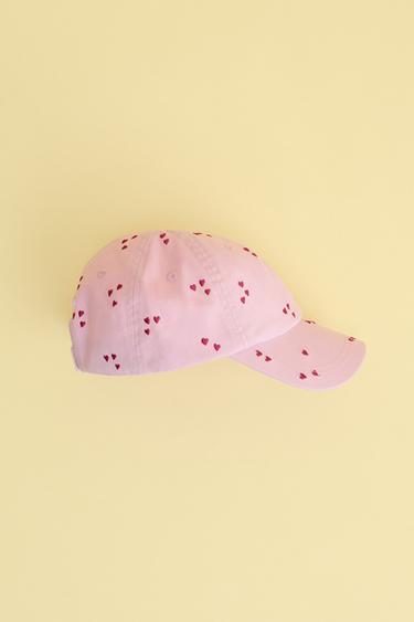 GORRA CORAZONES FLOCK - Rosa de Zara