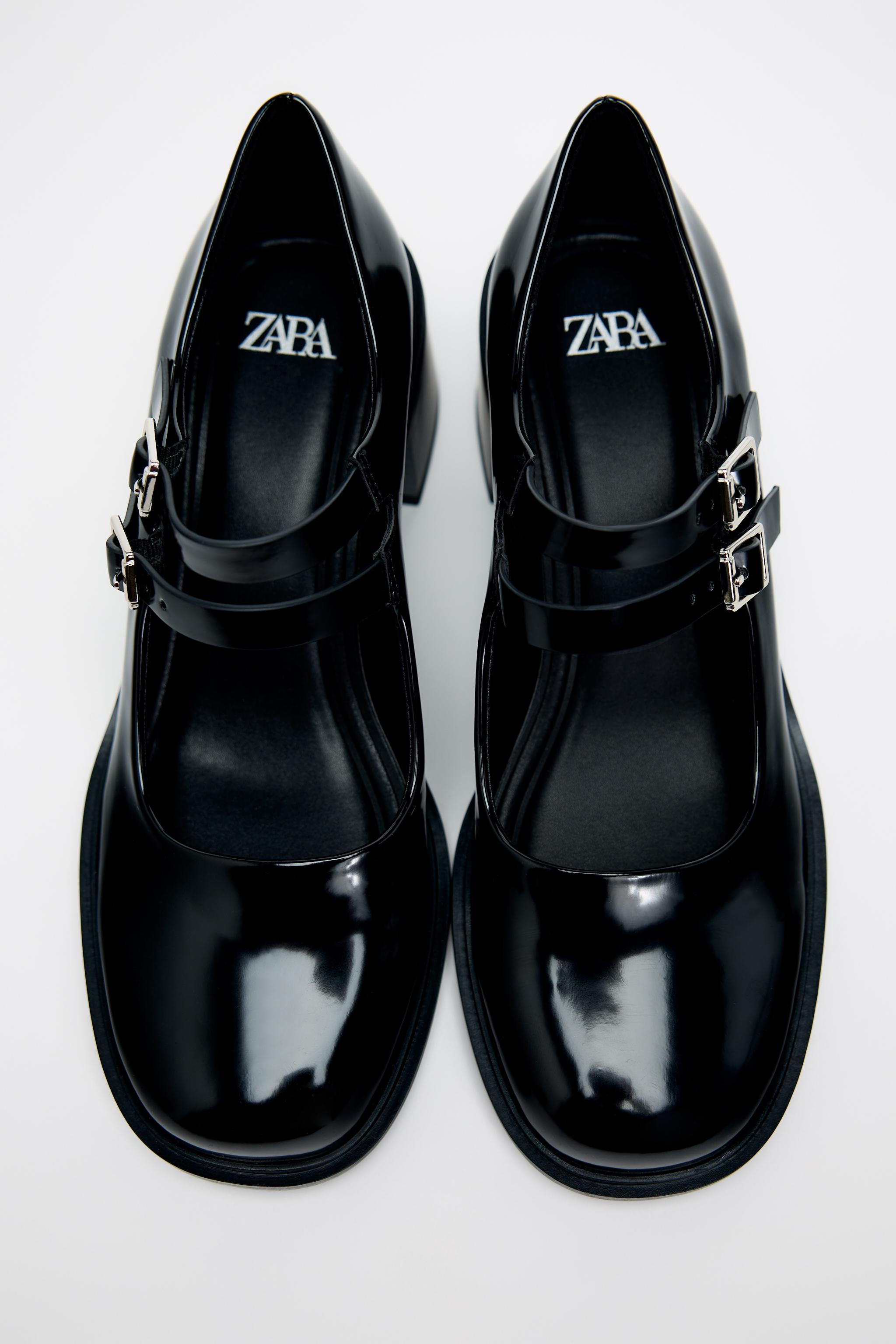 Zara black hot sale shoes womens