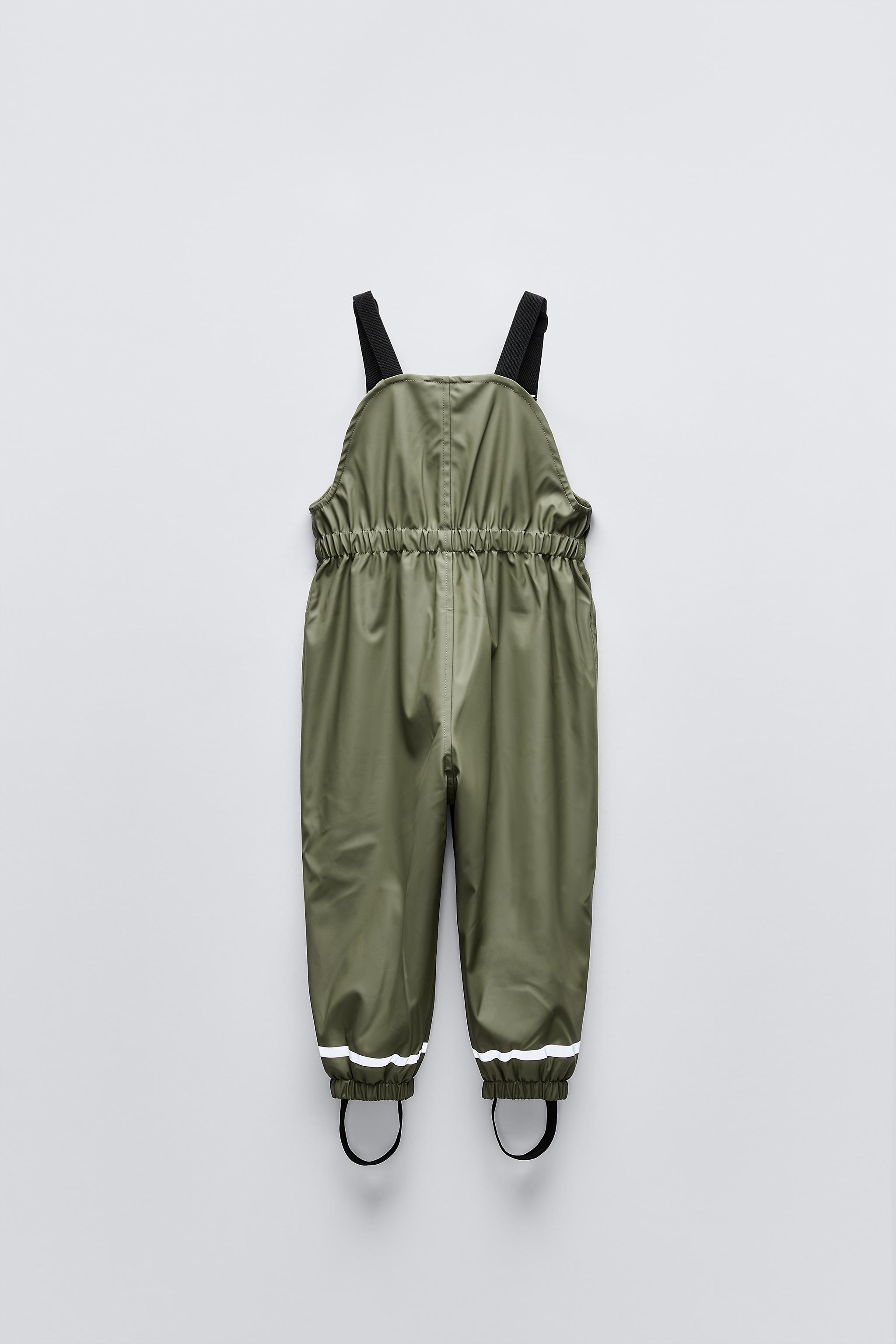 Zara PLAIN WATER RESISTANT OVERALLS. Size retailer 3-4t