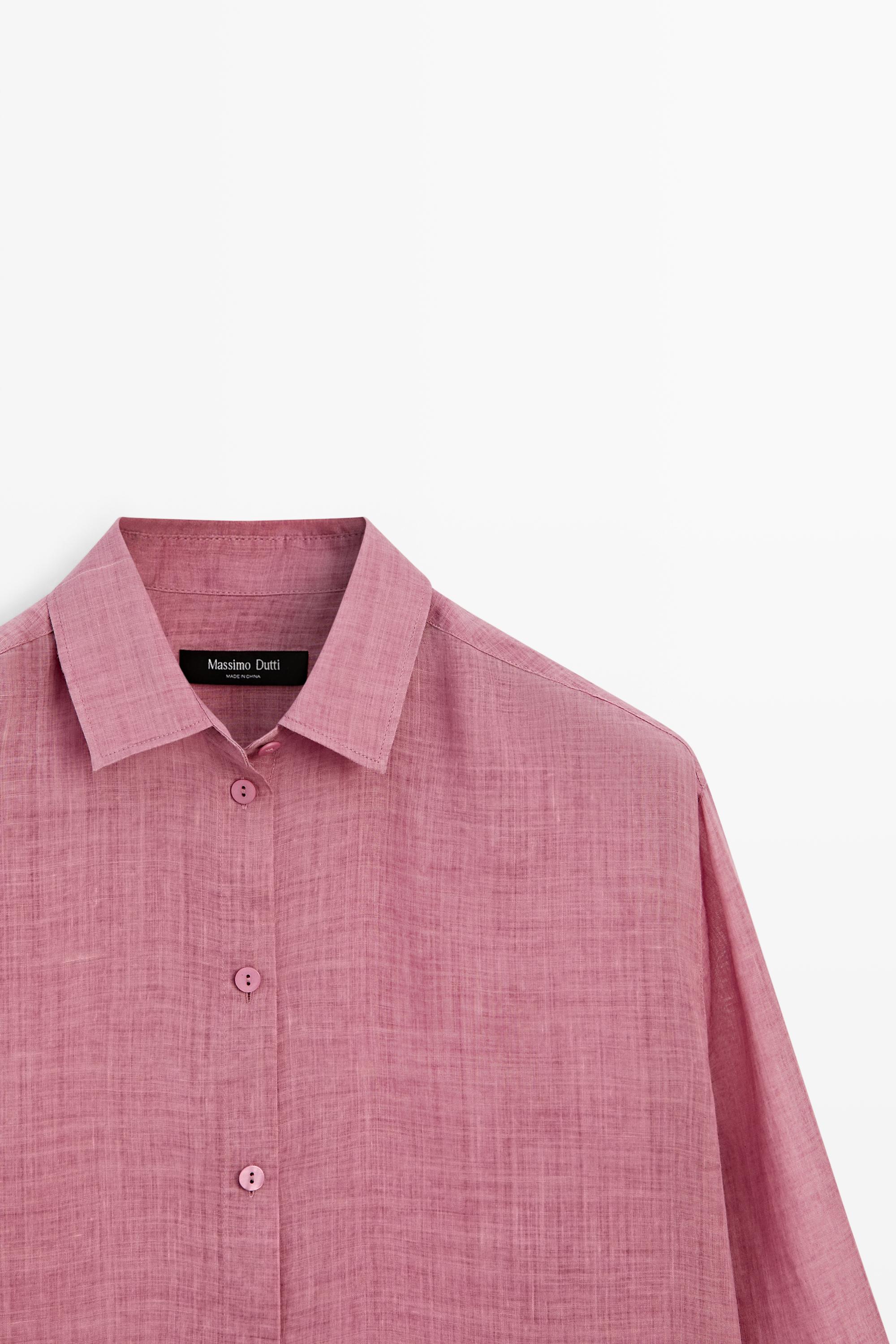 Chemise fluide en ramie