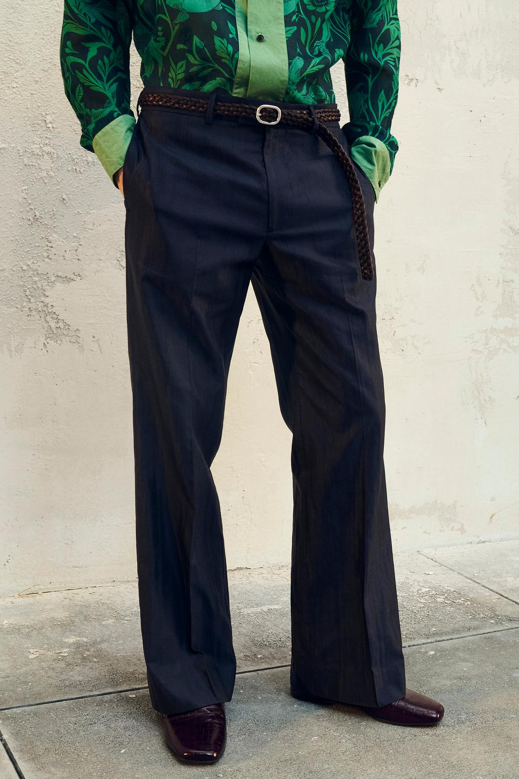 LIMITED EDITION STRUCTURE FLARE FIT TROUSERS