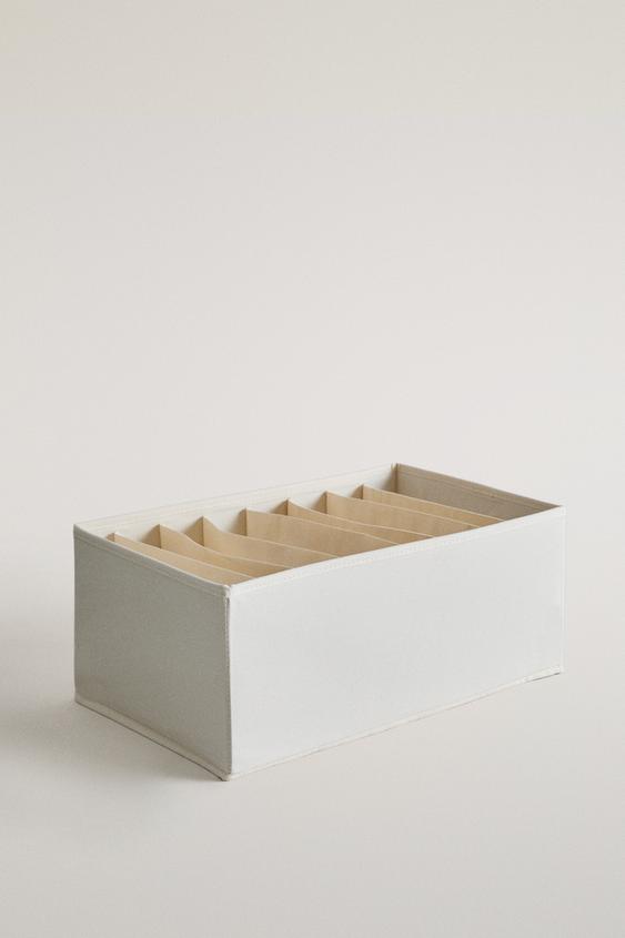 TEXTILE T-SHIRT ORGANISER - بيج فاتح الخاص بـ Zara - صورة 0