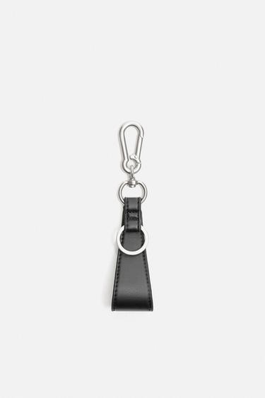 PLAIN KEY RING - Black by Zara