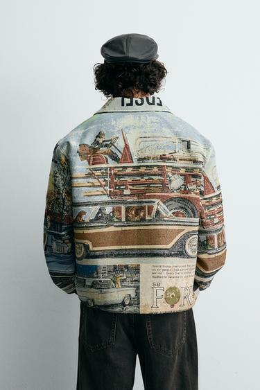FORD © JACQUARD QUILTED JACKET - only one by Zara - Image 2