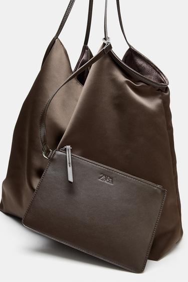REVERSIBLE TOTE BAG - Chocolate by Zara