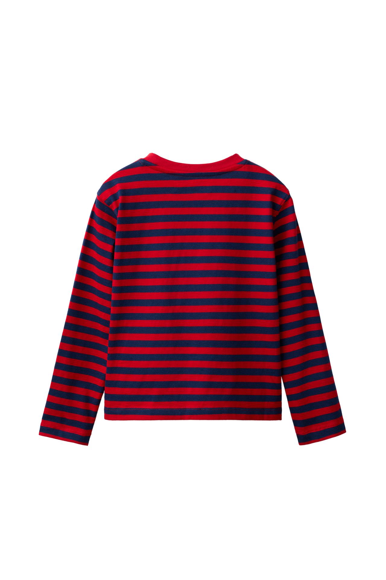LONG SLEEVE STRIPED T-SHIRT — Striped