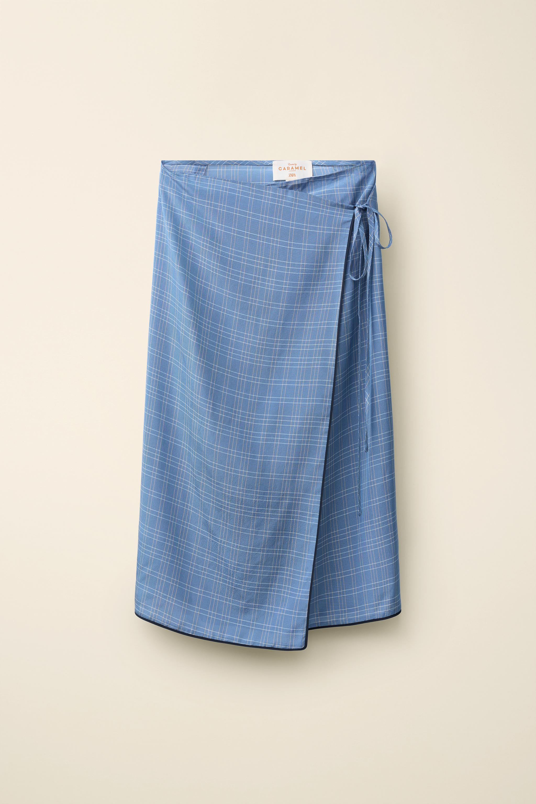 Женские юбки Zara PLAID SKIRT CREATED BY CARAMEL LONDON X — фото 4