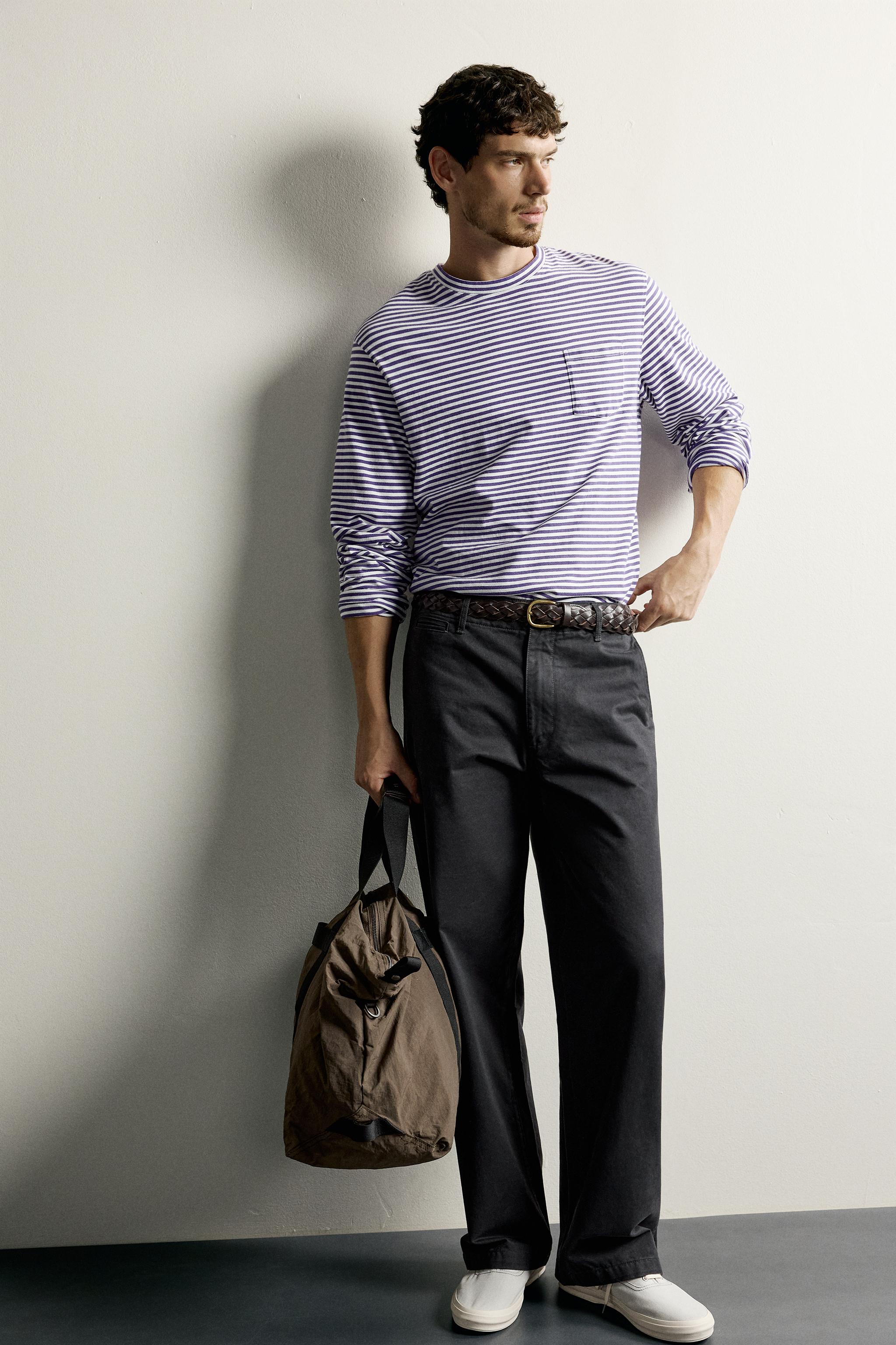STRAIGHT FIT CHINO PANTS