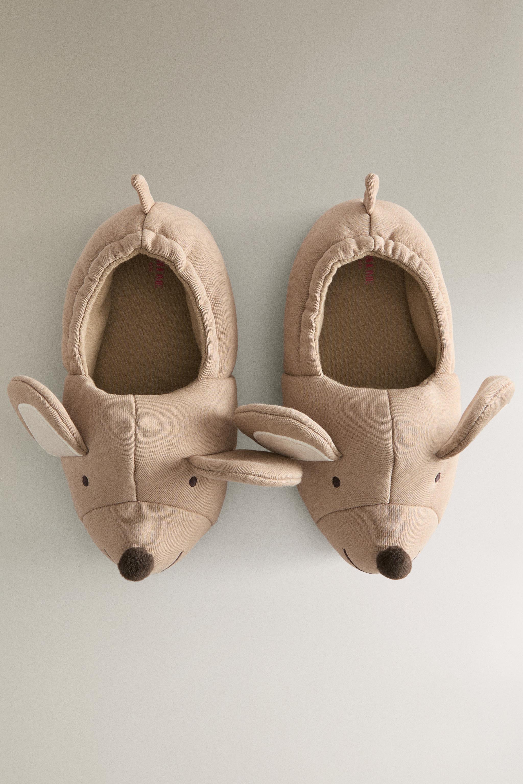 Детские тапочки Zara KIDS’ ANIMAL SLIPPERS — фото 3