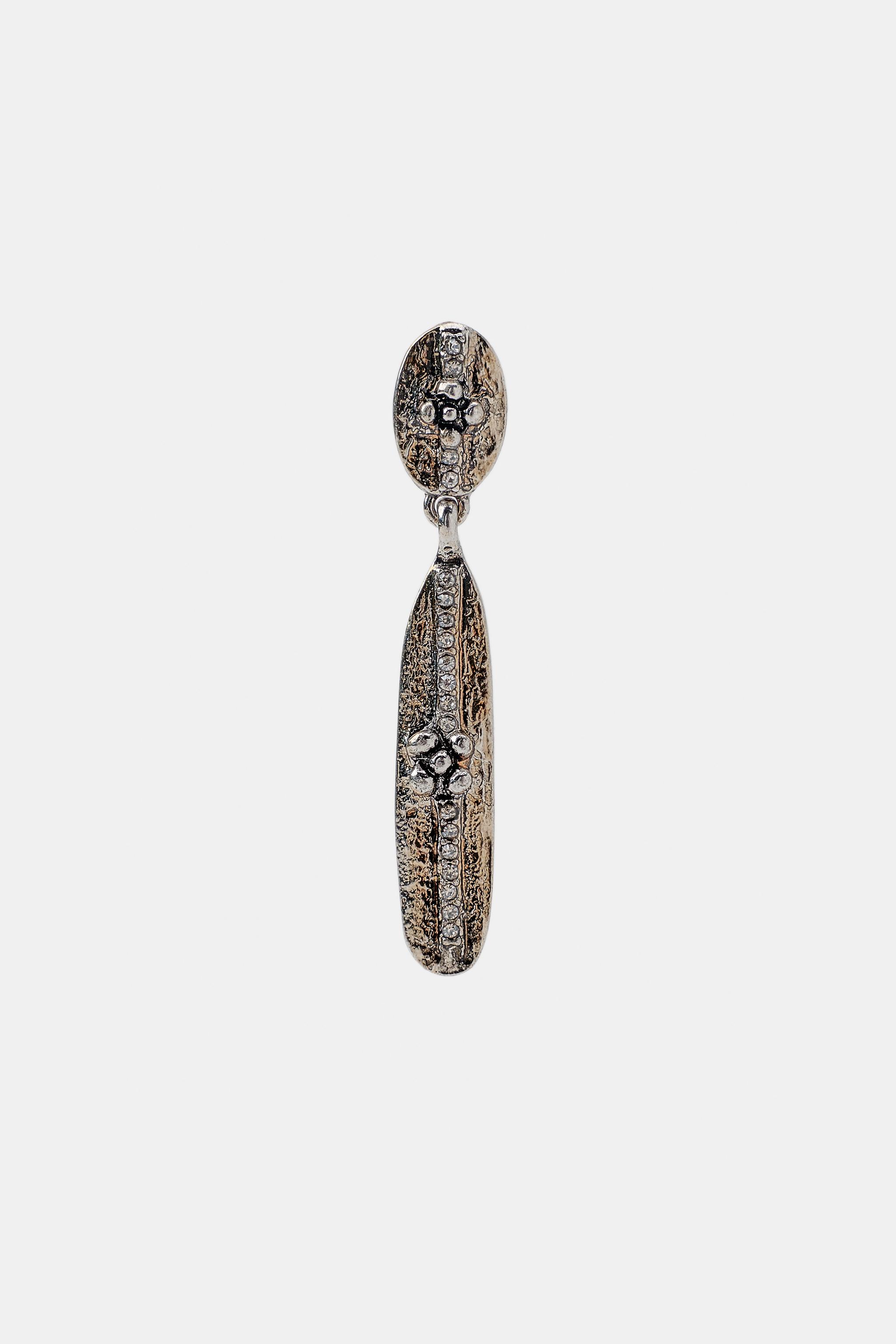 BOUCLES D'OREILLES MÉTALLIQUES BRILLANTES