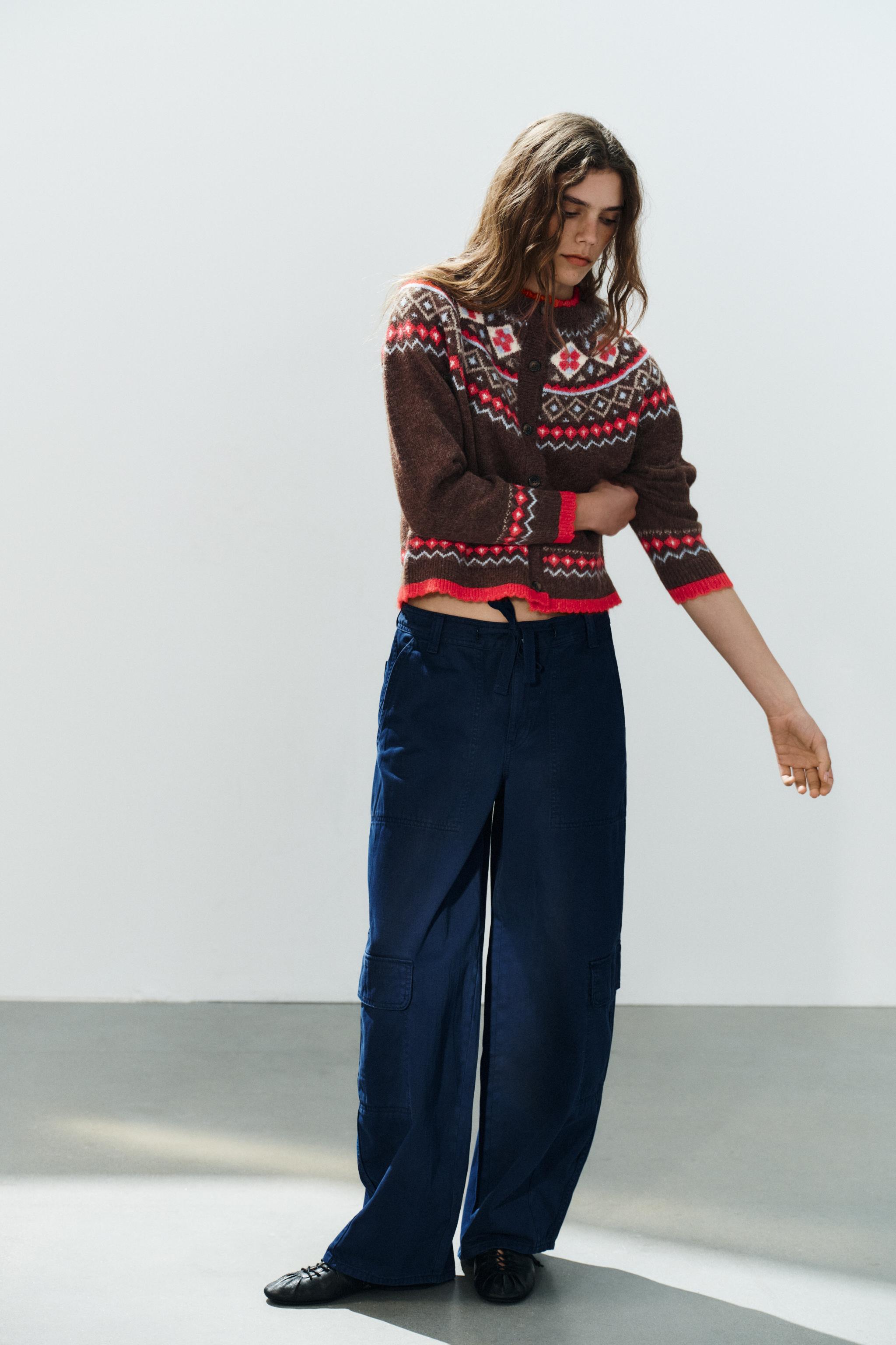Jacquard Cardigan by Zara