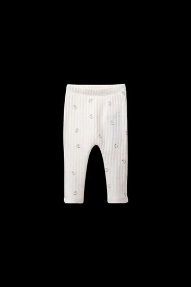 SET CHAQUETA, BODY Y LEGGING ESTAMPADO OCAS - Beige claro de Zara