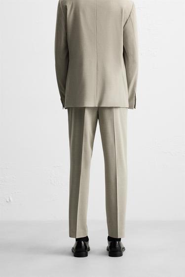 PANTALON DE COSTUME À CARREAUX - Grisâtre de Zara - Image 2