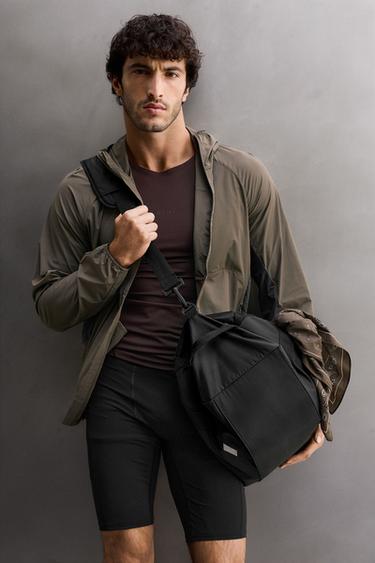 VESTE TECHNIQUE LÉGÈRE COLOR BLOCK - Marron de Zara - Image 5