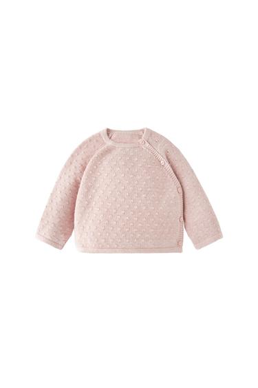 TEXTURED KNIT SWEATER