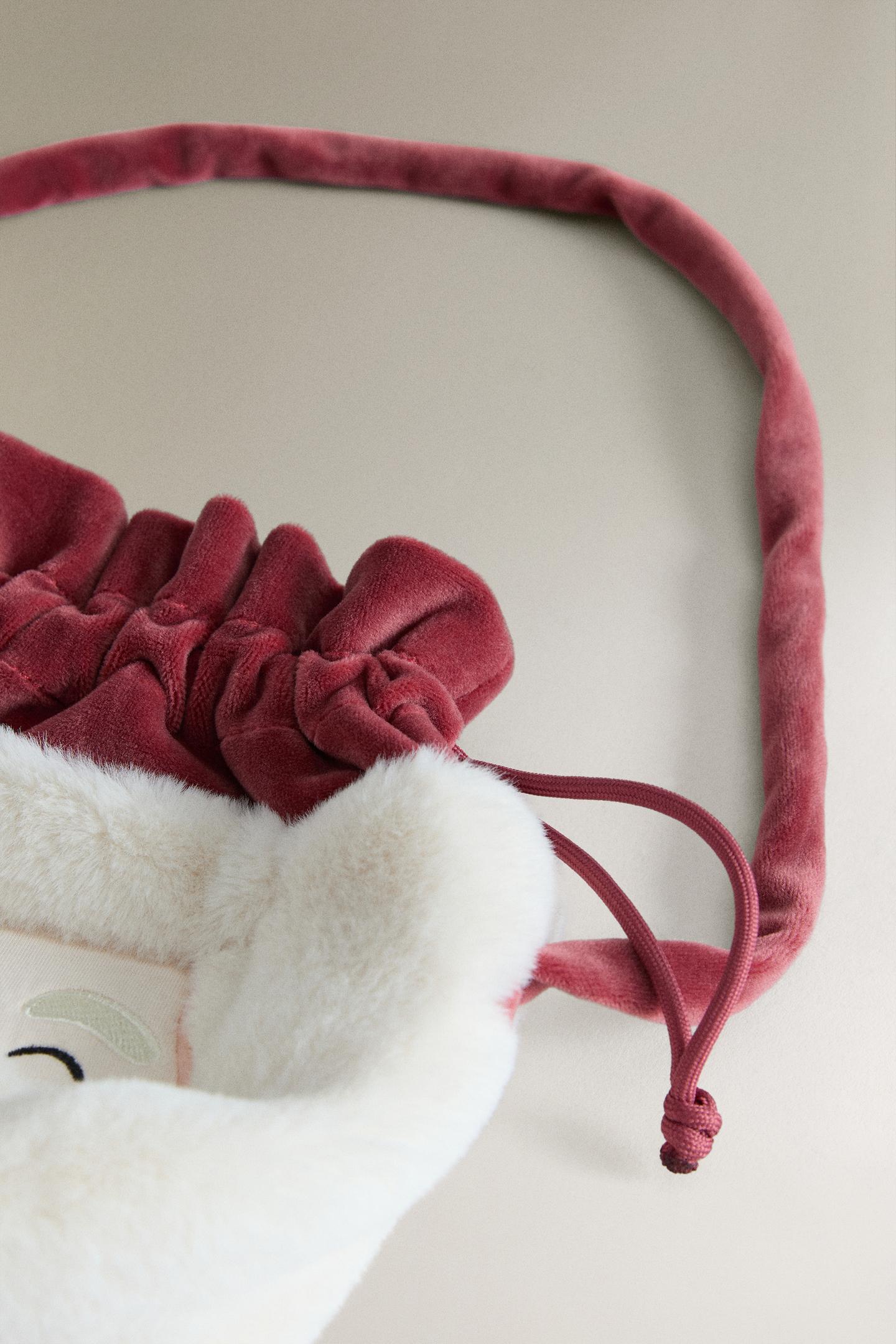 Детская сумка Zara Santa Claus Christmas, цвет: Красный — фото 5