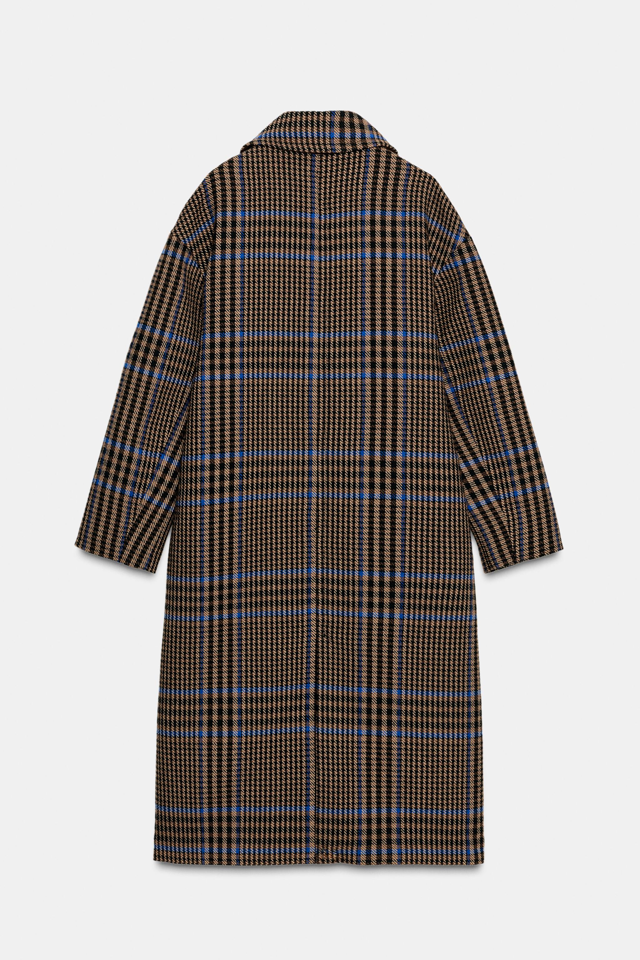 ジャケット・アウター LISIERE CHECK W COAT OVERSIZED CHECK COAT - Multicoloured | ZARA Saudi Arabia