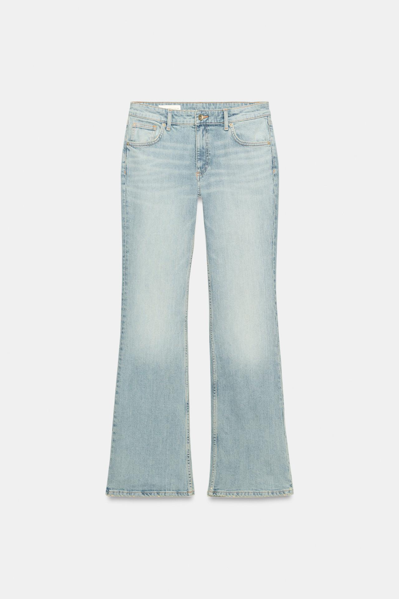 ДЖИНСЫ TRF BOOTCUT С НИЗКОЙ ПОСАДКОЙ