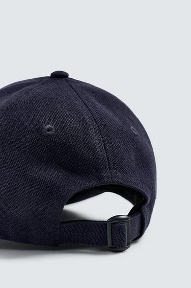 CASQUETTE INSCRIPTION BRODÉE - Bleu marine de Zara - Image 4