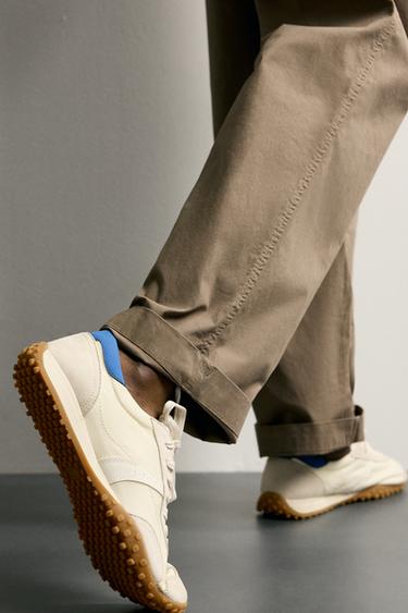 BASKET STYLE RÉTRO - Blanc de Zara - Image 3