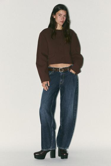 BLAZER BALLOON - Marrón de Zara