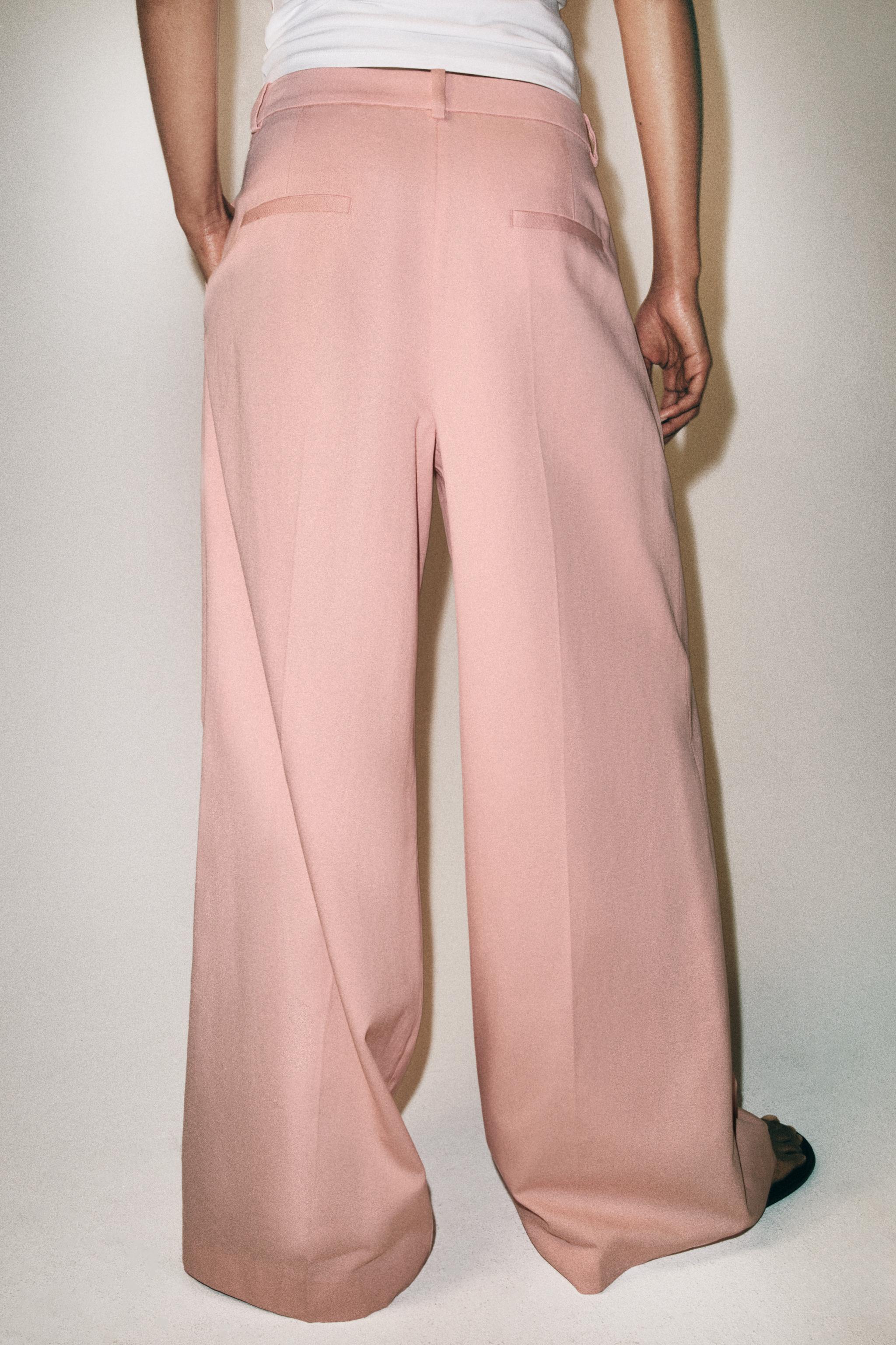 ZW COLLECTION PLEATED WIDE LEG PANTS