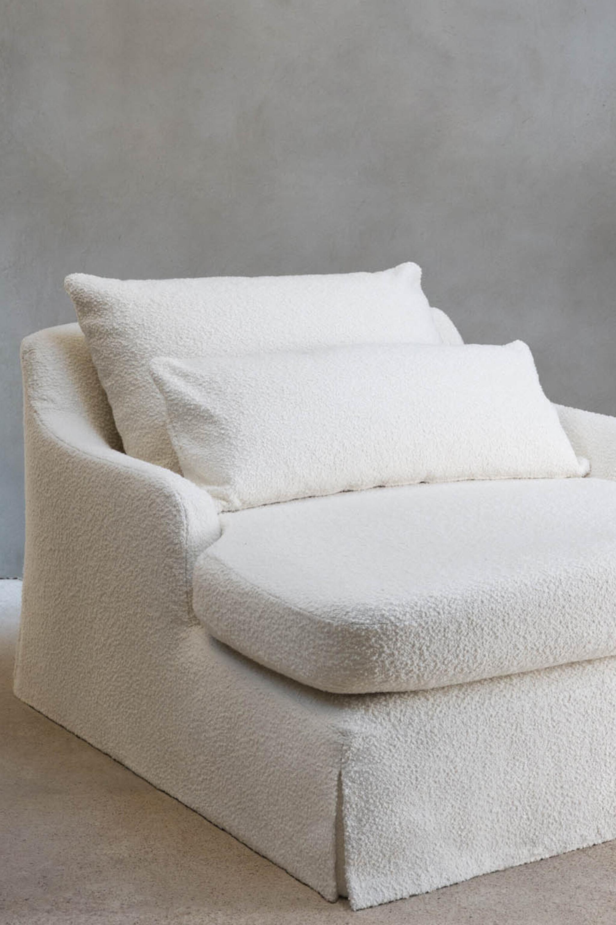 LOVESEAT 01 BOUCLÉ COVER — Ecru