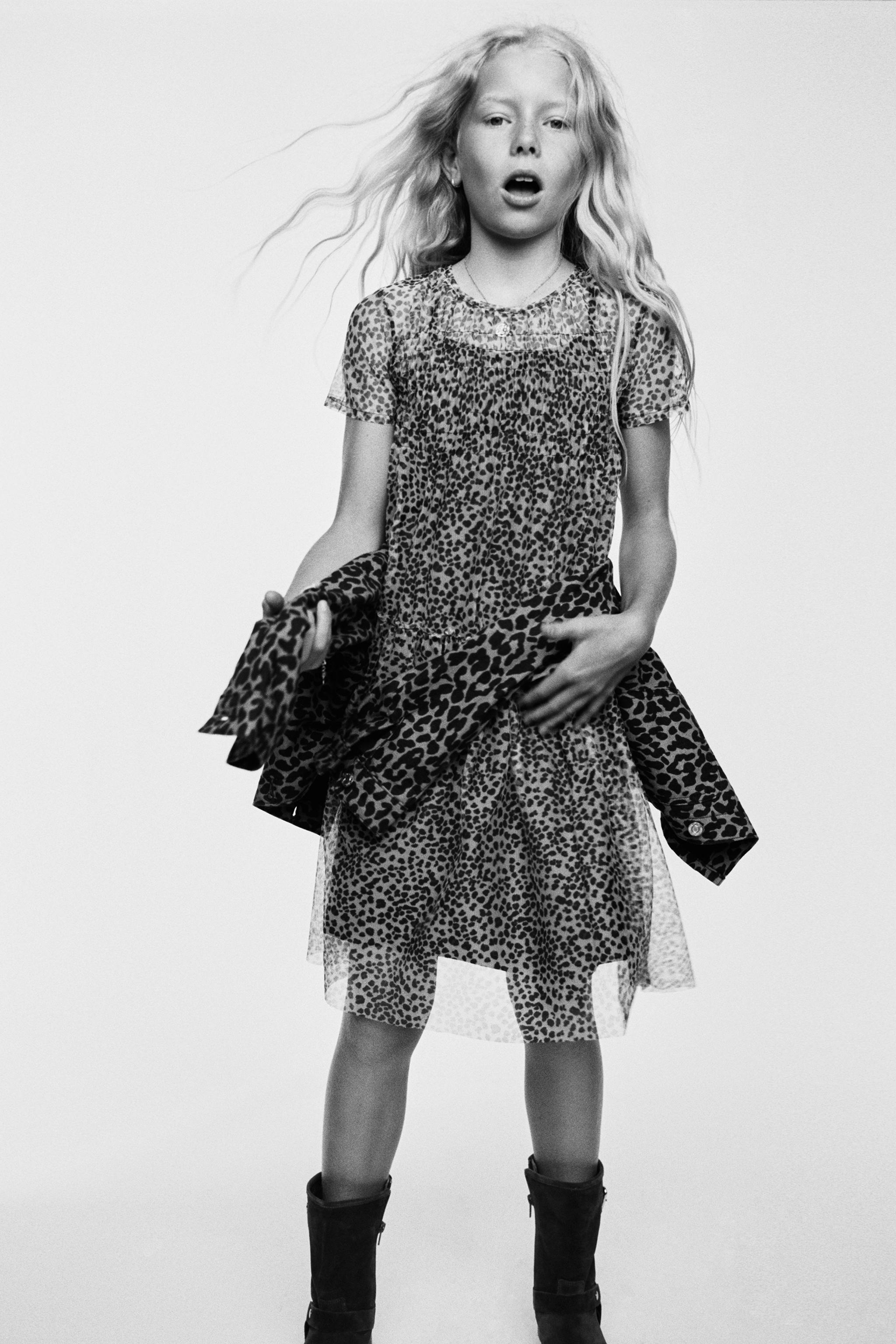 Zara vestido infantil fashion