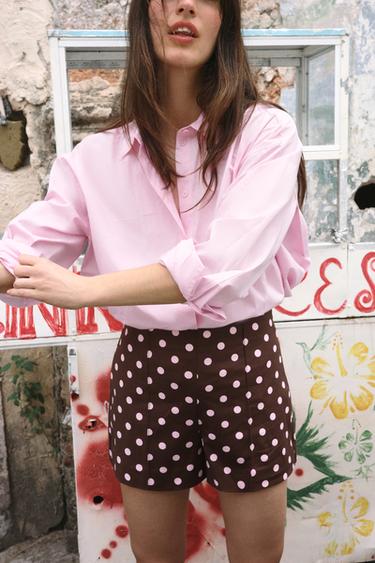 BERMUDA TIRO ALTO - Multicolor de Zara