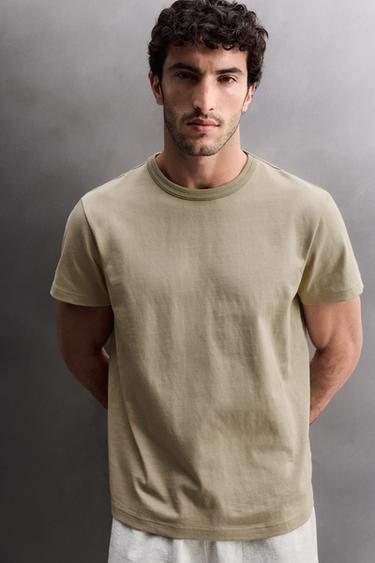T-SHIRT RELAXED FIT HEAVYWEIGHT - Sable de Zara - Image 5