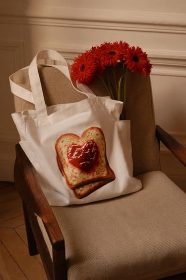 FABRIC SHOPPER BAG - White by Zara