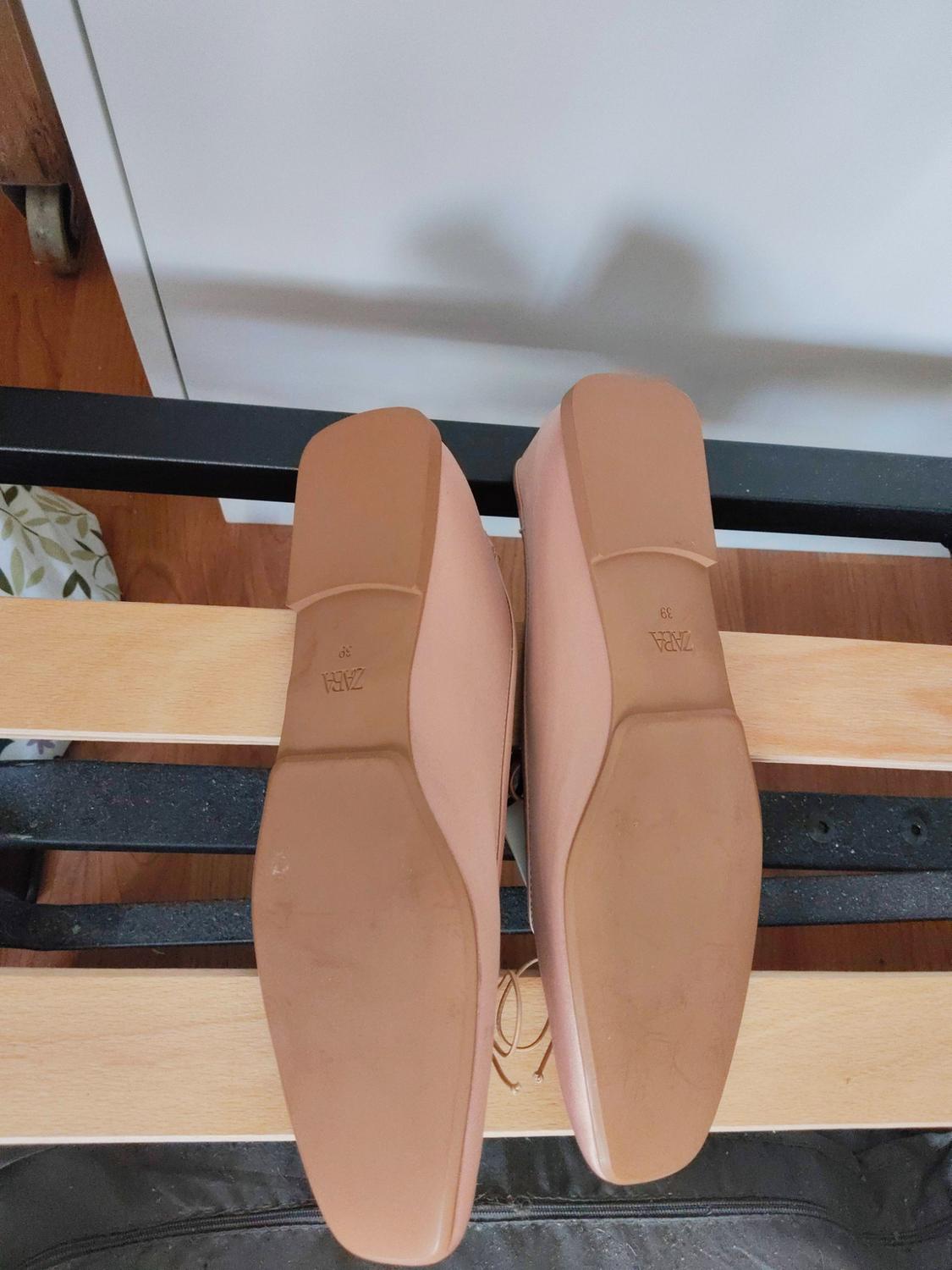 SATIN BALLET FLATS WITH BOW DETAIL - Image 5