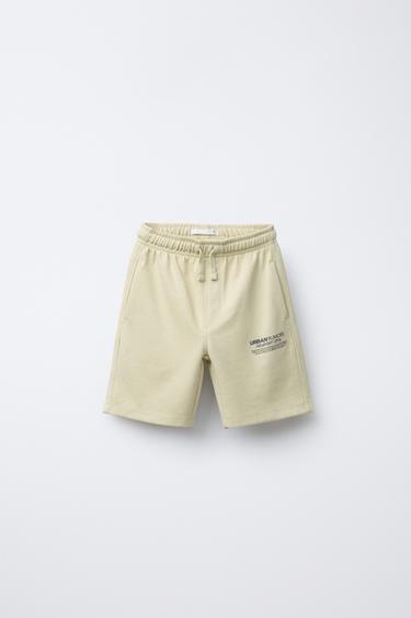 INTERLOCK T-SHIRT AND BERMUDA SHORTS SET - Light green by Zara - Image 4