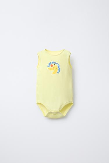 3-PACK OF BODYSUITS WITH TOMATO AND STRIPE PRINT - Multicoloured by Zara - Image 1
