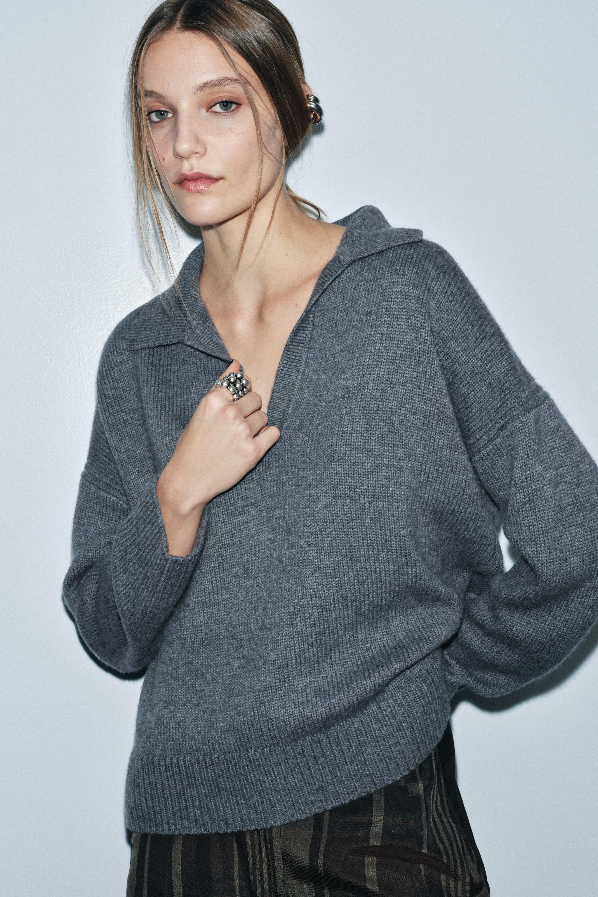 Vネックジャンパー – レディース | ZARA 日本