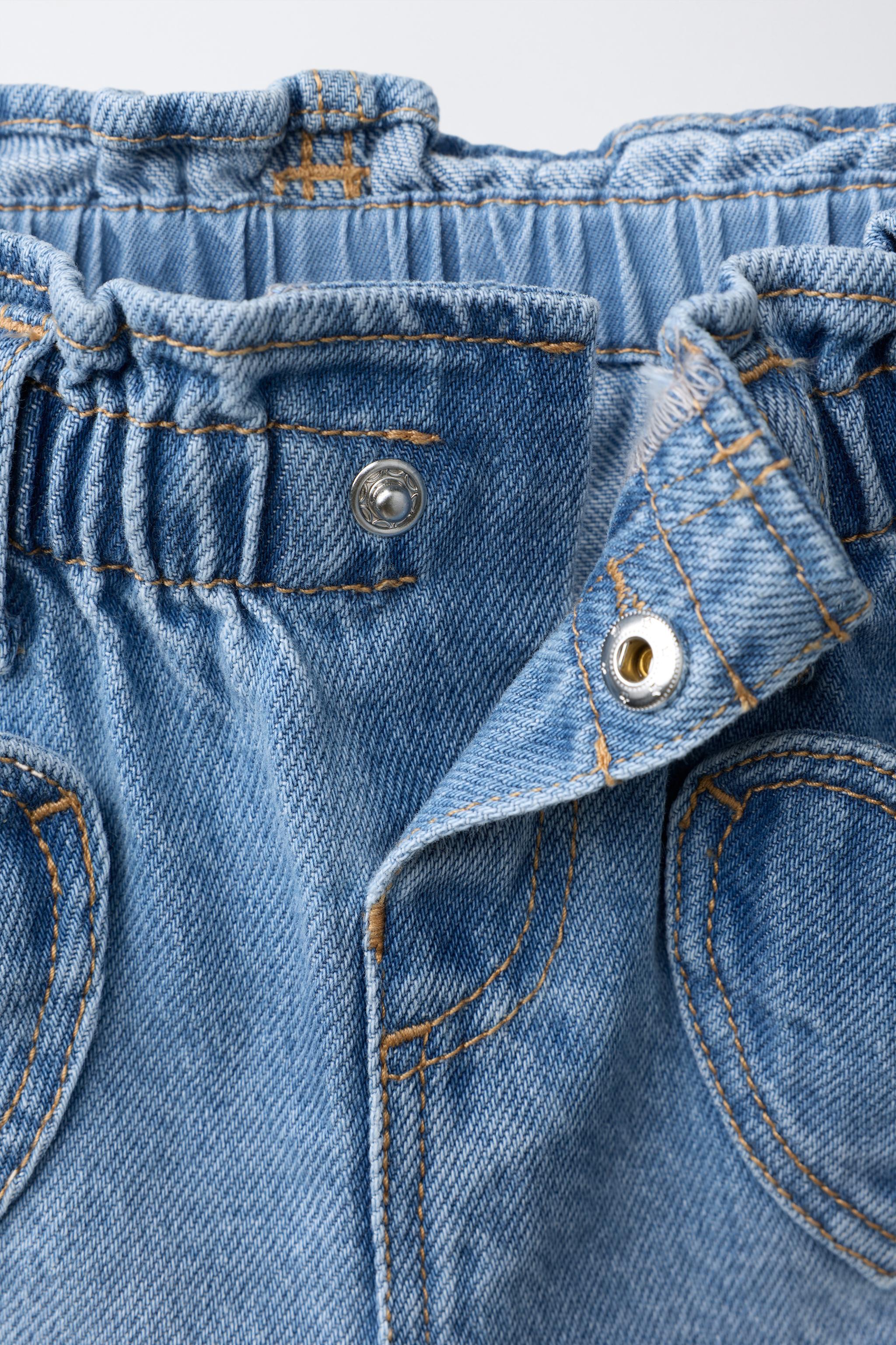 Детские шорты Zara HEART POCKET DENIM SHORTS — фото 4