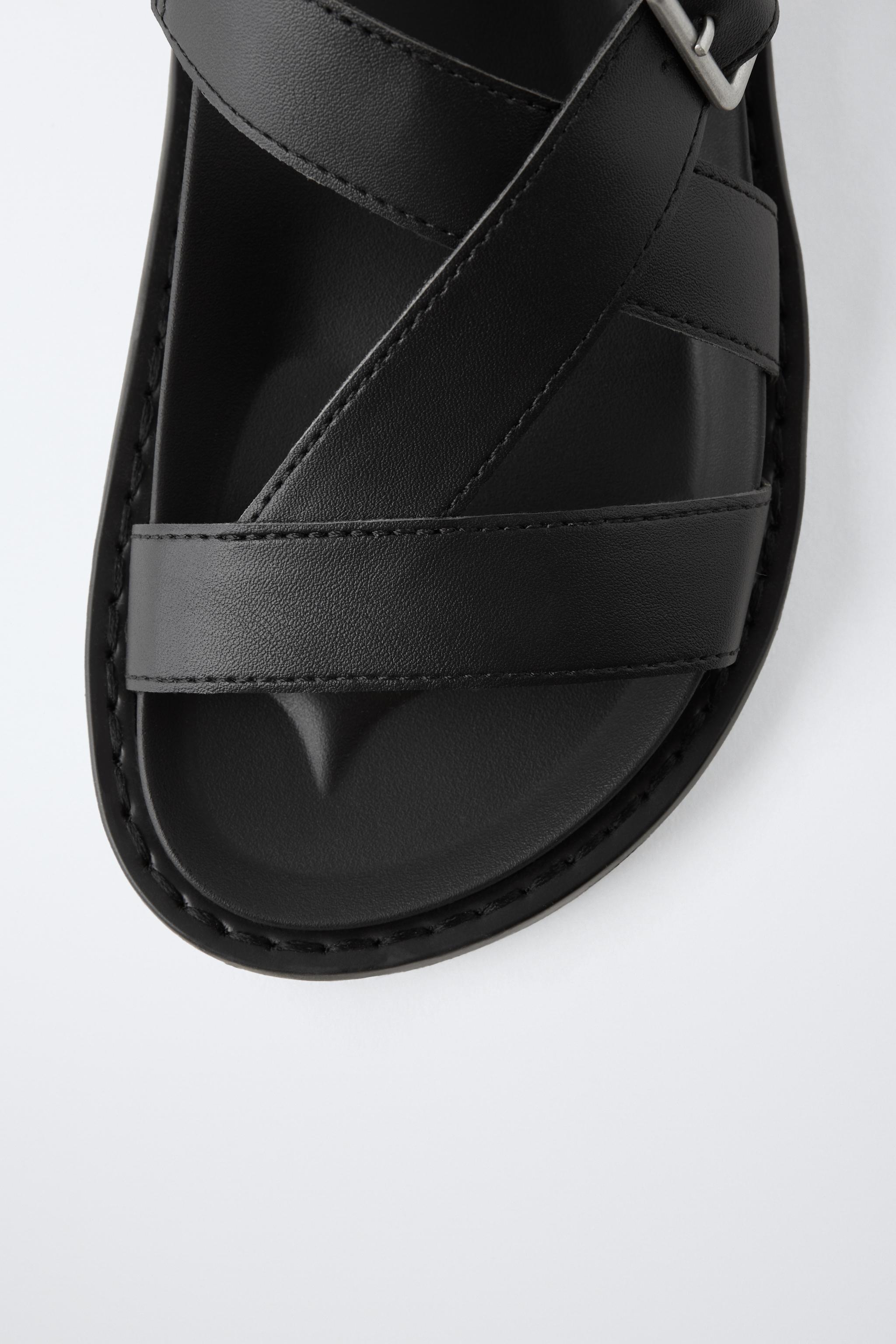 BUCKLED SANDALS - Black | ZARA United States