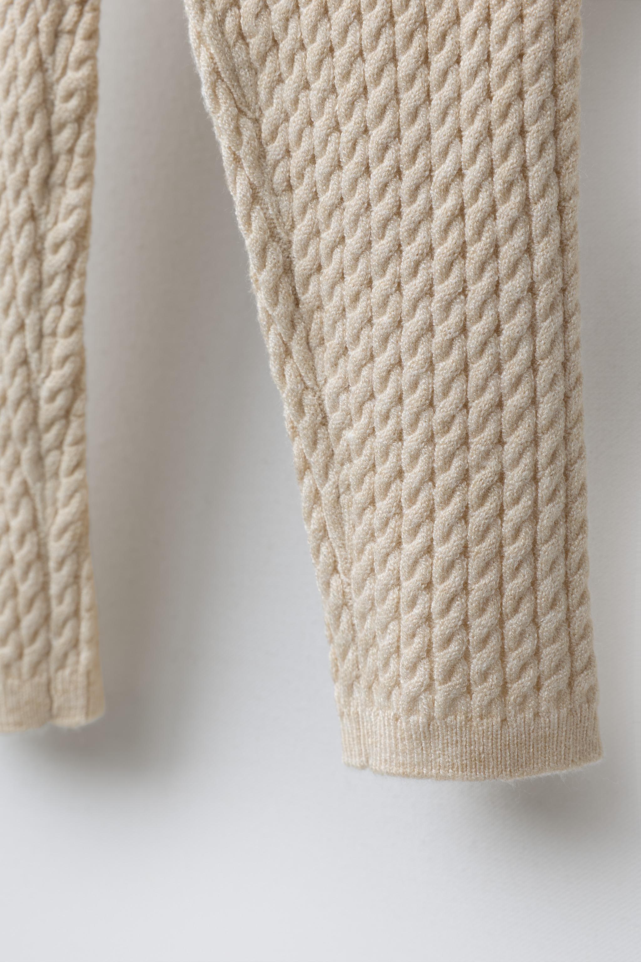 CABLE KNIT LEGGINGS